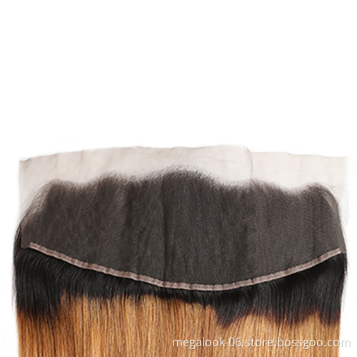 Megalook Hair Discounts Wholesale Price Dyeable And Permed Virgin Brazilian Raw Cuticle Aligned Straight Hair Frontal